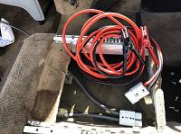 Anderson SB-50 battery jump outlet under passenger seat