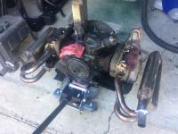 Engine fire damage - Repairs begin