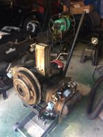 Engine fire damage - Repairs begin