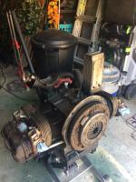 Engine fire damage - Repairs begin