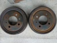 Rear brake drums