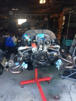 Engine fire damage - Repairs begin