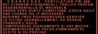 Ghia Air Cleaner Text
