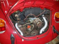 My 1974 super beetle engine installed in the car