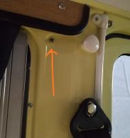 Holes in body grab near handle