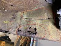More rust discoveries on the '69 Westy...