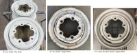 Bus wheel rim slot crows crow's crow foot 15 14 inch