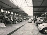 German VW workshop, early 1960's