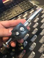 hood lock with beetle key