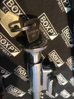 hood lock with beetle key