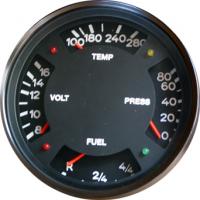 North Hollywood Speedo, Porsche style combination gauges