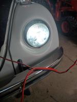 Late model city light installed