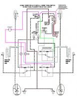 54 BUG SEMAPHORE WITH INDICATORS AND HAZARD CIRCUIT