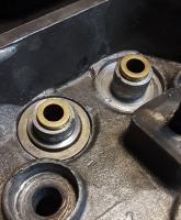 Lathe work / spring shim & locator