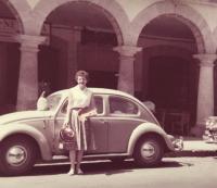 Vintage VW oval window photo