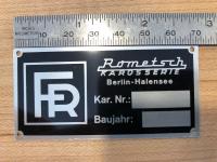 Rometsch Body number tag