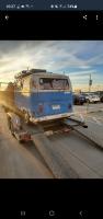 1971 Blue and White VW Transporter stolen in Shawnee, OK