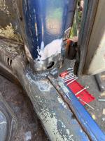 65 bug a pillar rust repair