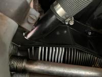 Lower pre-heat tube connection