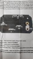 replacement head lamp switch diagram