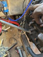 Water cooled engine mounts
