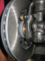 addition of Type E Motorsports dice brake conversion kit for 14" Type 2 wheels