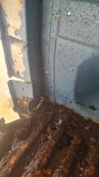 1966 bus B Pillar repairs