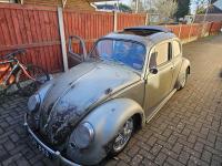 Vw 1958 uk diamond grey ragtop