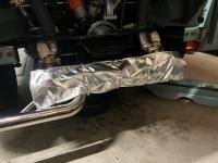 Heat shield on Vintage Speed exhaust