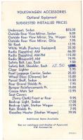 Price List - Gateway Motor Co. - Nashua, New Hampshire