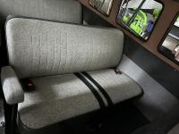 Bay window seat belts in split bus