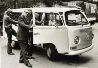 Vintage VW baywindow bus photo