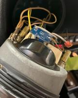 LM317 voltage regulator replaces the vibrator in 74 Super Beetle