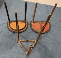 All 3 styles of original Hazet Assistent stools