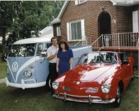 Me and Debbie and our VW's