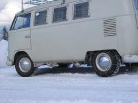 ice sculptures under bus