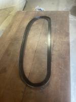 Oval rear window convertible frame
