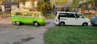 Eurovan towing Wild Westerner