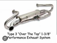 Over the top muffler