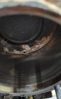 Busted valve, piston and cylinder damage