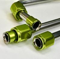 Lime green Weber IDF fuel line Kit