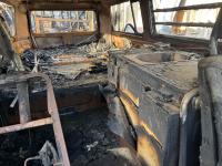 1979 WV Camper Bus, Fire Damage