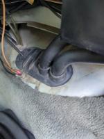 Heater plumbing firewall plug