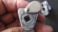 Gas door lock