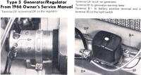 1966 Type 3 Generator and Regulator from Service Manual