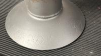 Swing axle tube flange damage