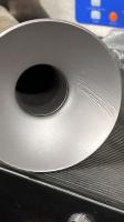 Swing axle tube flange damage