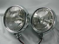 8 inch chrome pod-style headlamps