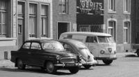 Sign written panel BP vintage photo