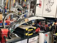 Late model Squareback front bumper